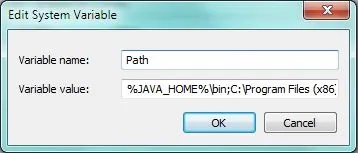 Редактирование переменной Path