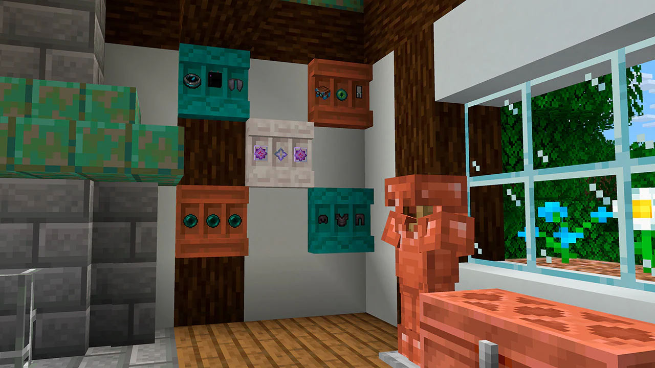Полка в Minecraft